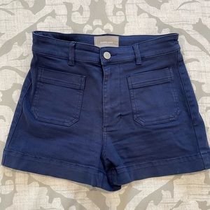 Everlane - Patch Pocket Short - Navy - Size 2